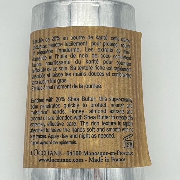 L'Occitane Crème Mains Dry Skin Hand Crème - BRAND NEW - Picture 4 of 5
